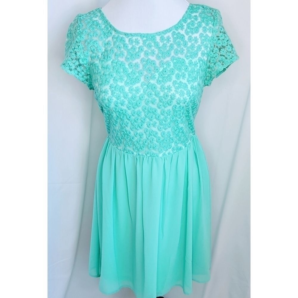 Sugar Lips Lace Mini Dress Juniors Large